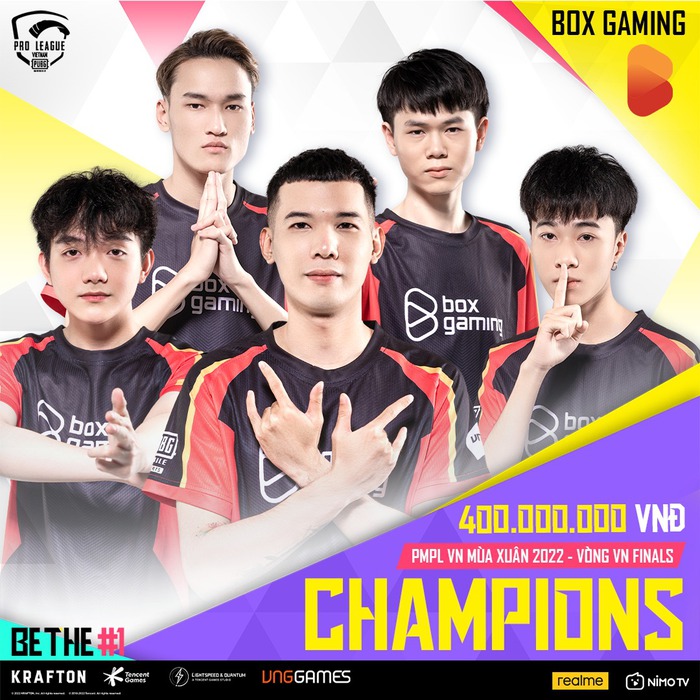 Box Gaming Vô Địch Pubg Mobile Việt Nam, Giành Trọn 400 Triệu Đồng