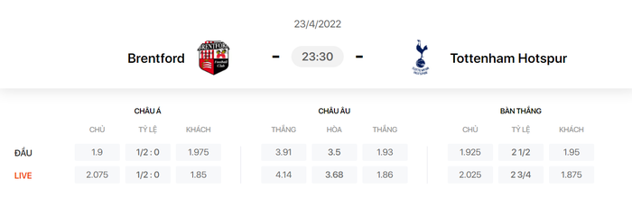 Nhận định, soi kèo, dự đoán Brentford vs Tottenham, vòng 34 Ngoại hạng Anh - Ảnh 1.