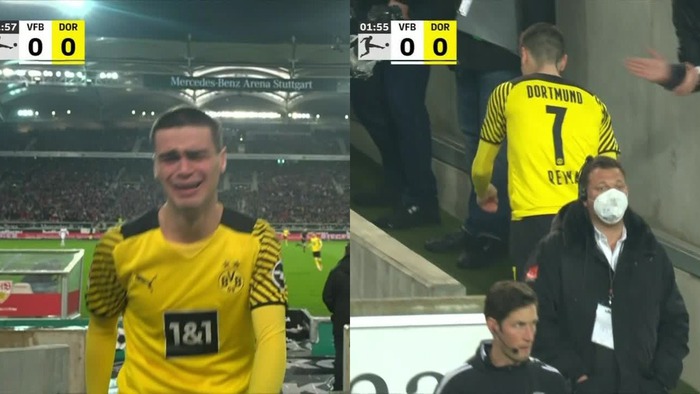 Sao trẻ Dortmund khóc mếu khi rời sân ngay phút thứ 2 vì chấn thương - Ảnh 2.