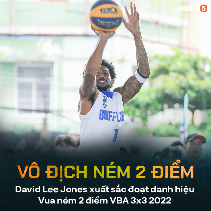 Nhà vô địch Shoot-Out Contest đầu tiên ở VBA 3x3 gọi tên David Lee Jones của Hanoi Buffaloes - Ảnh 1.