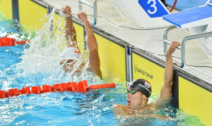 Khoảnh khắc bùng nổ của kỷ lục gia SEA Games Trần Hưng Nguyên, mang về huy chương vàng cho bơi Việt Nam - Ảnh 10.
