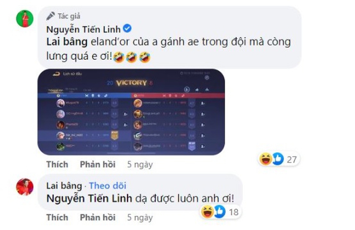 Xuất hiện fan cứng Liên Quân Mobile trong đội tuyển bóng đá Việt Nam tham dự SEA Games 31, còn là “boy 1 champ” vị tướng ảo diệu làm nên tên tuổi Lai Bâng - Ảnh 3.