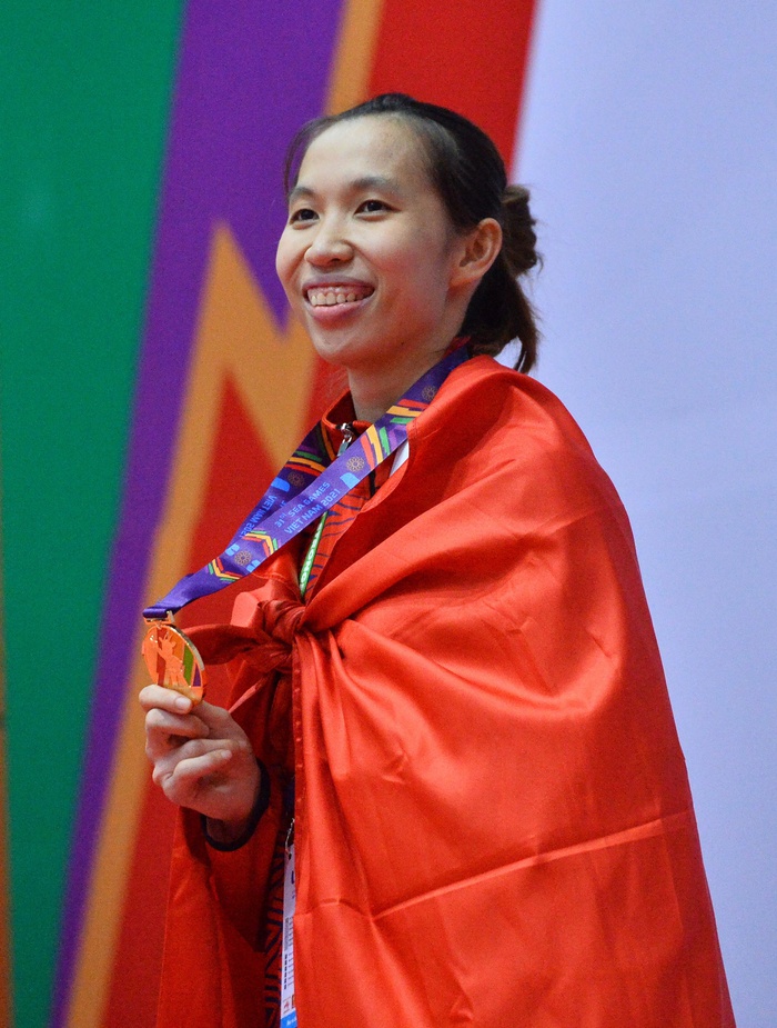 Nhà vô địch Trương Thị Kim Tuyền kể chuyện giảm 8kg , chạy đua với chấn thương trước SEA Games 31  - Ảnh 1.