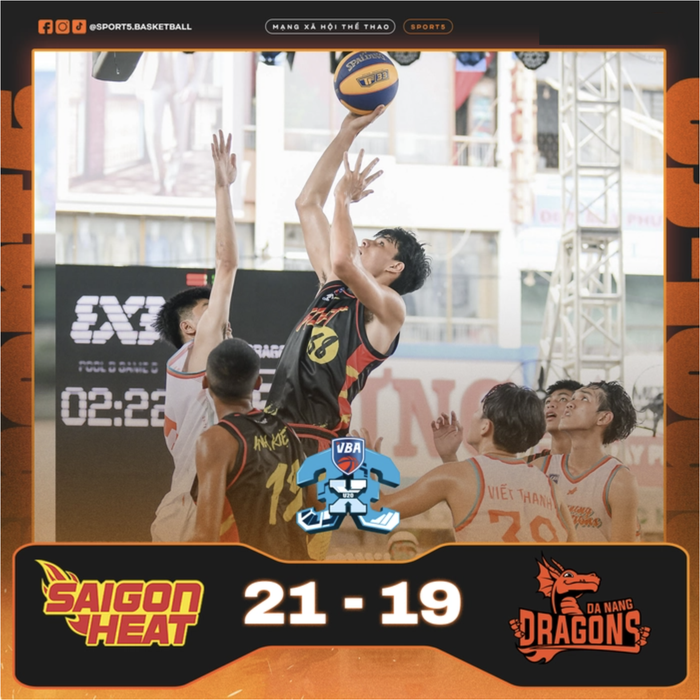 VBA 3x3 2022: Đội tuyển bóng rổ Việt Nam thất bại, Saigon Heat và Thang Long Warriors gây ấn tượng mạnh - Ảnh 8.