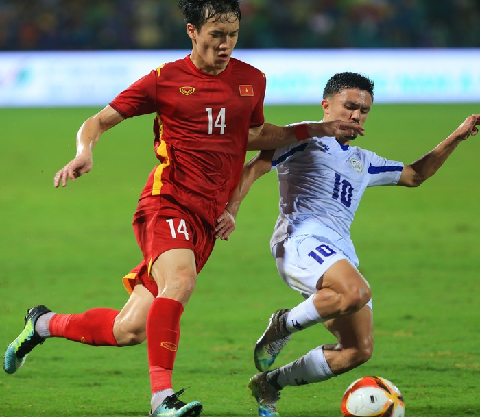 U23 Philippines ăn mừng phấn khích sau khi cầm hòa U23 Việt Nam - Ảnh 9.