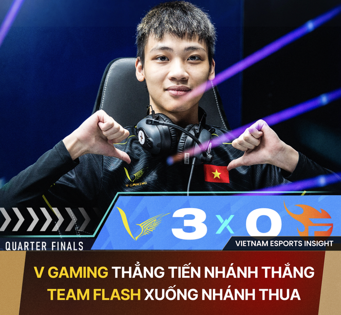 V Gaming thẳng tiến Tứ Kết nhánh thắng, Team Flash dừng chân tại AIC 2022 - Ảnh 2. V Gaming thẳng tiến Tứ Kết nhánh thắng, Team Flash dừng chân tại AIC 2022 - Ảnh 2.