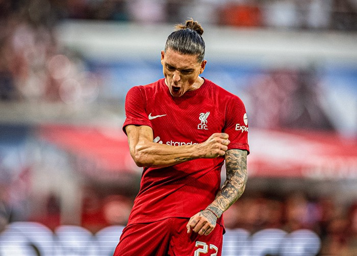Tân binh Nunez "khai nòng", ghi 4 bàn vào lưới đội dự Champions League - Ảnh 2. Tân binh Nunez "khai nòng", ghi 4 bàn vào lưới đội dự Champions League - Ảnh 2.