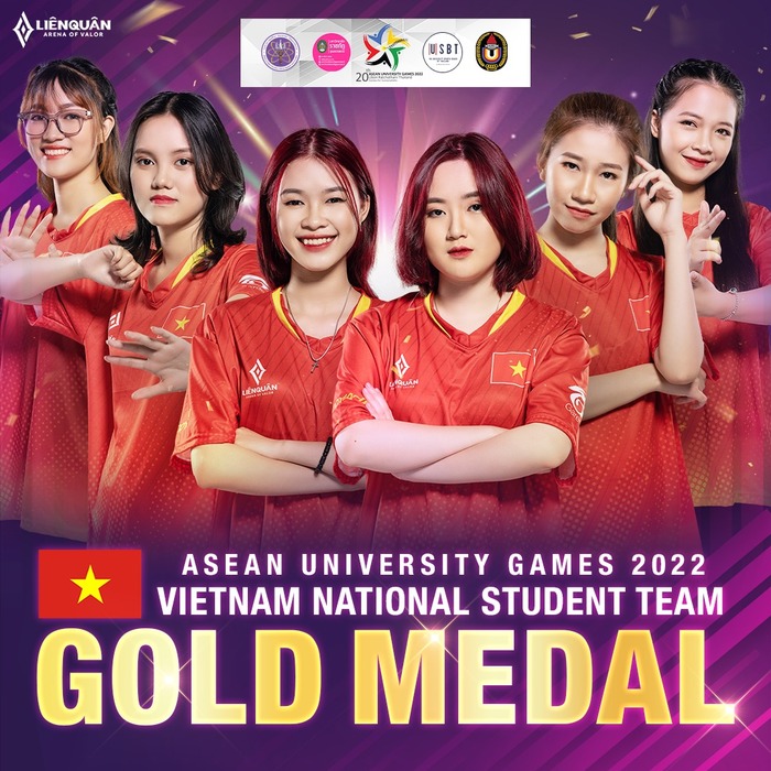 Đội tuyển sinh viên Nữ Việt Nam xuất sắc giành HCV Liên Quân Mobile tại Đại hội Thể thao Sinh viên Đông Nam Á - Ảnh 3.