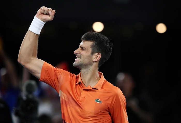 Djokovic cứu match-point, vô địch giải khởi động Australian Open - Ảnh 6.