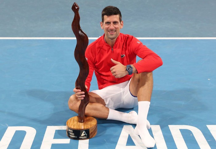 Djokovic cứu match-point, vô địch giải khởi động Australian Open - Ảnh 1.
